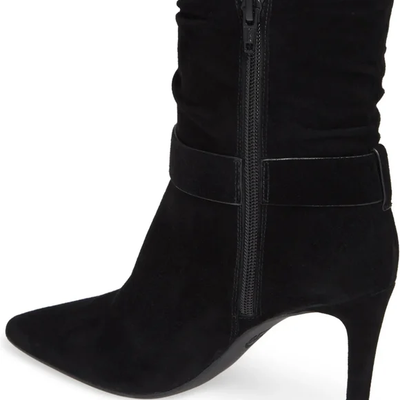 MICHAEL Michael Kors Womens Viola Flex Black Suede Bootie NWB SZ